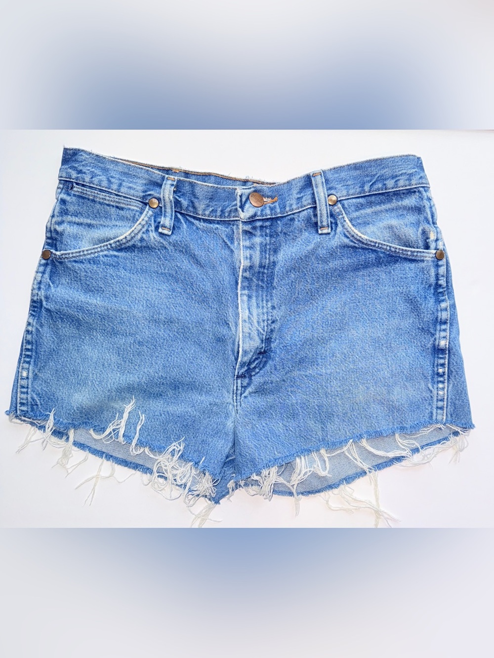 Wrangler Cut Off Denim Shorts- Vintage